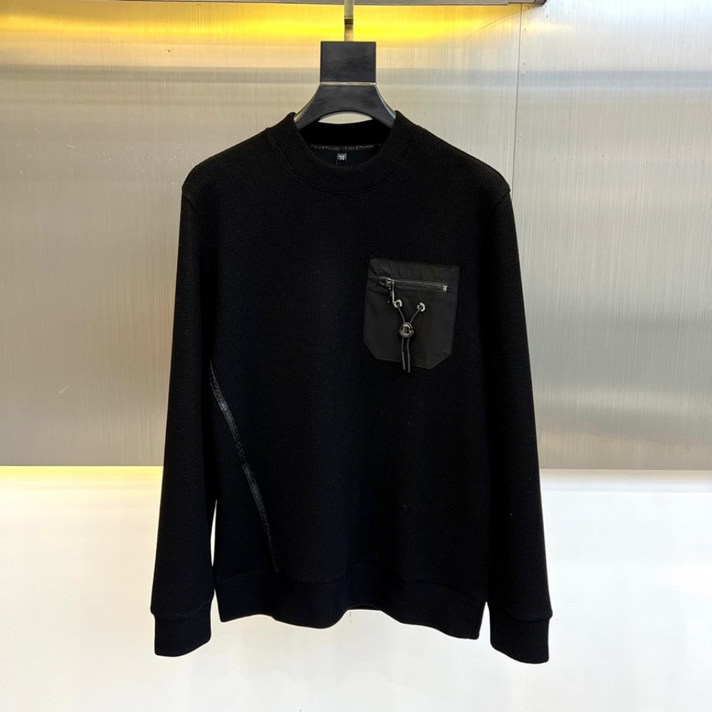 Monogram round neck knitted sweater